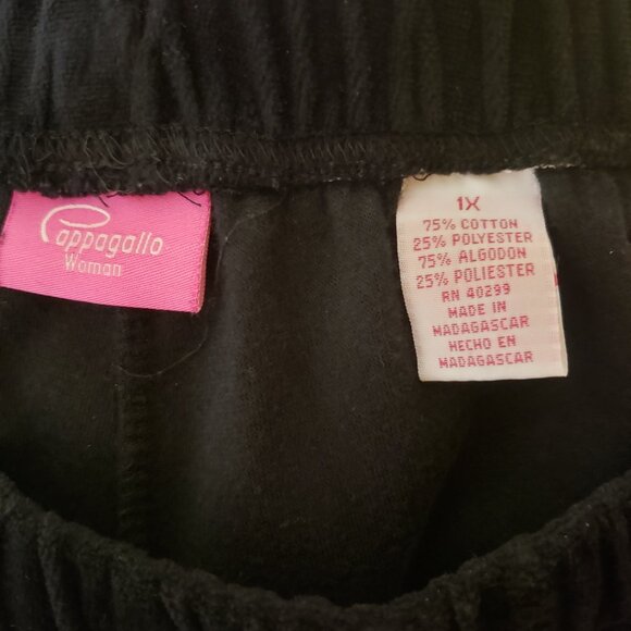 Excellent Condition Black Velour Pants (1X) - Picture 9 of 9